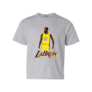 Men's Fanatics Branded LeBron James Black Los Angeles Lakers #6 Playmaker Name & Number T-Shirt Size: Small