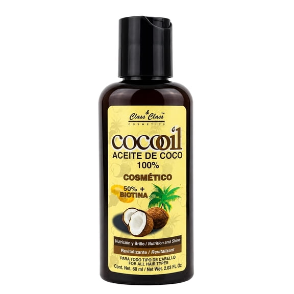 Labs Incredible  Cocoil Coconut Oil Cosmetic Hair Oil with Biotin, Nutrition and Shine Formula for All Hair Types, 2.03 fl oz / 60 mL