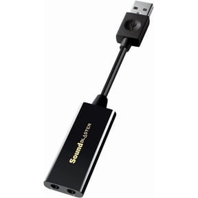 Labs Sound Blaster Play! 3 External USB Sound Adapter for Windows and Mac. Plug and Play (No Drivers Required). Upgrade to 24-Bit 96Khz Playback
