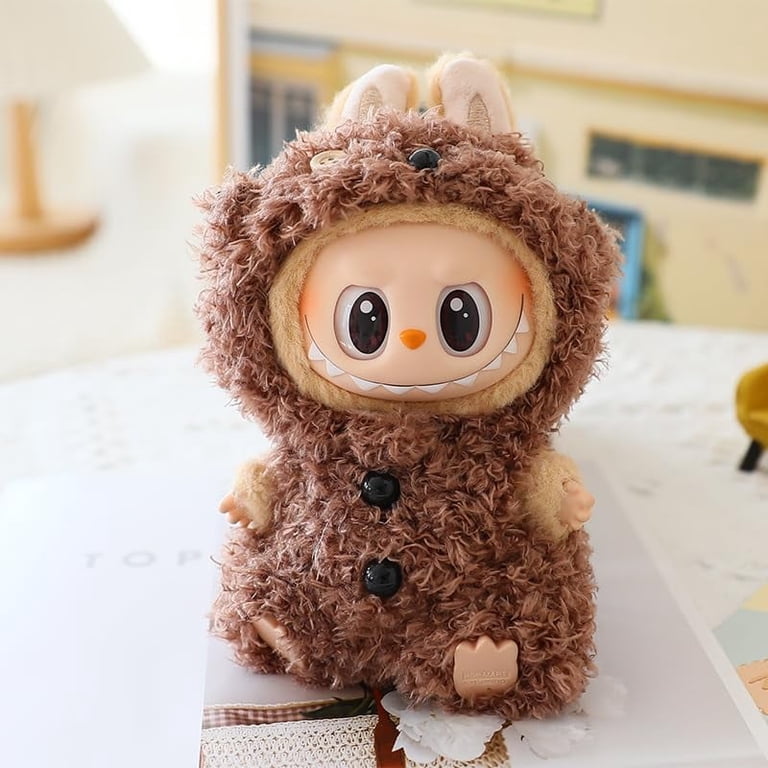 Handmade Plush Clothes for Labubu – 2-Piece Animal Outfit
