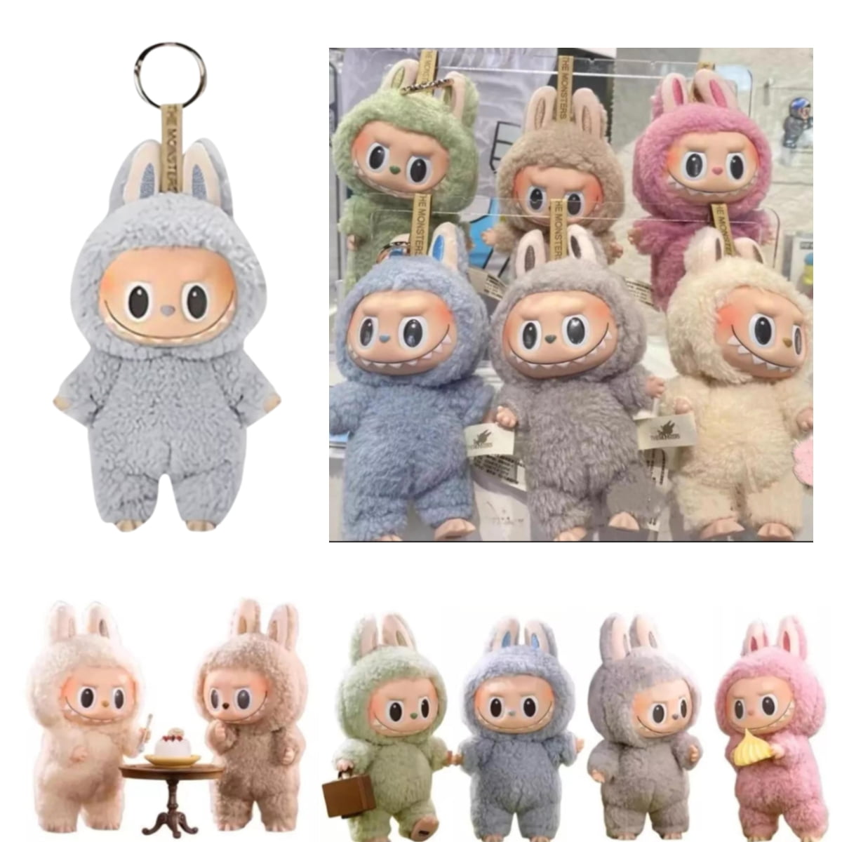 Lasuroa 4pcs Vêtements Poupées Peluche, Kawaii Vêtements Pour