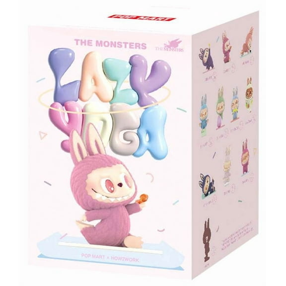 Pop Mart Labubu - Lazy Yoga - Vinyl Plush Pendant Blind Box