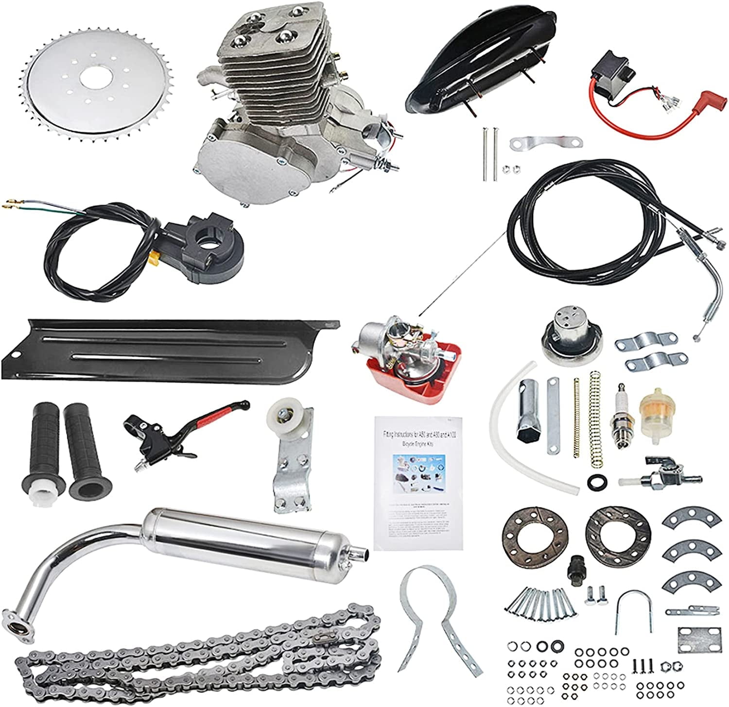 100cc Engine Bt100 Motor Kit 100cc Motor Kits Bike Engine Work