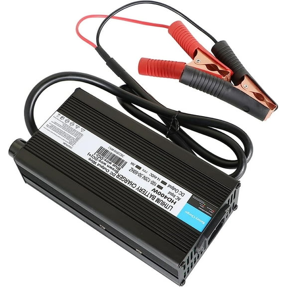 Labwork 14.4V 20A Battery Charger Replacement for Lithium LiFePO4 Deep Cycle Rechargeable Batteries