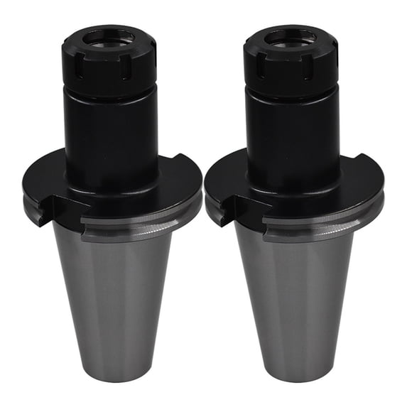 Labwork 2Pcs CAT50-ER32 COLLET CHUCK 4" 100mm Gage Length Tool Holder Set