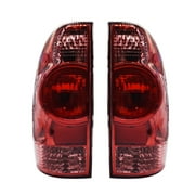 Labwork 2pcs Red Rear Tail Light Lamp Housing Assembly Fit for Toyota Tacoma 2005 2006 2007 2008 2009 2010 2012 2013 2014 2015, Rear Left & Right