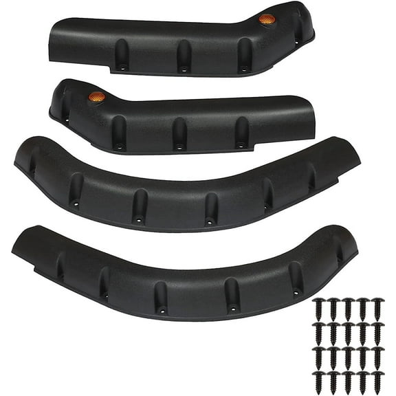 Labwork 4 - Pack Golf Cart Standard Fender Flares Fronts and Rear Replacement for TXT Golf Cart 1998-2013 with Matel Mounting Hardware