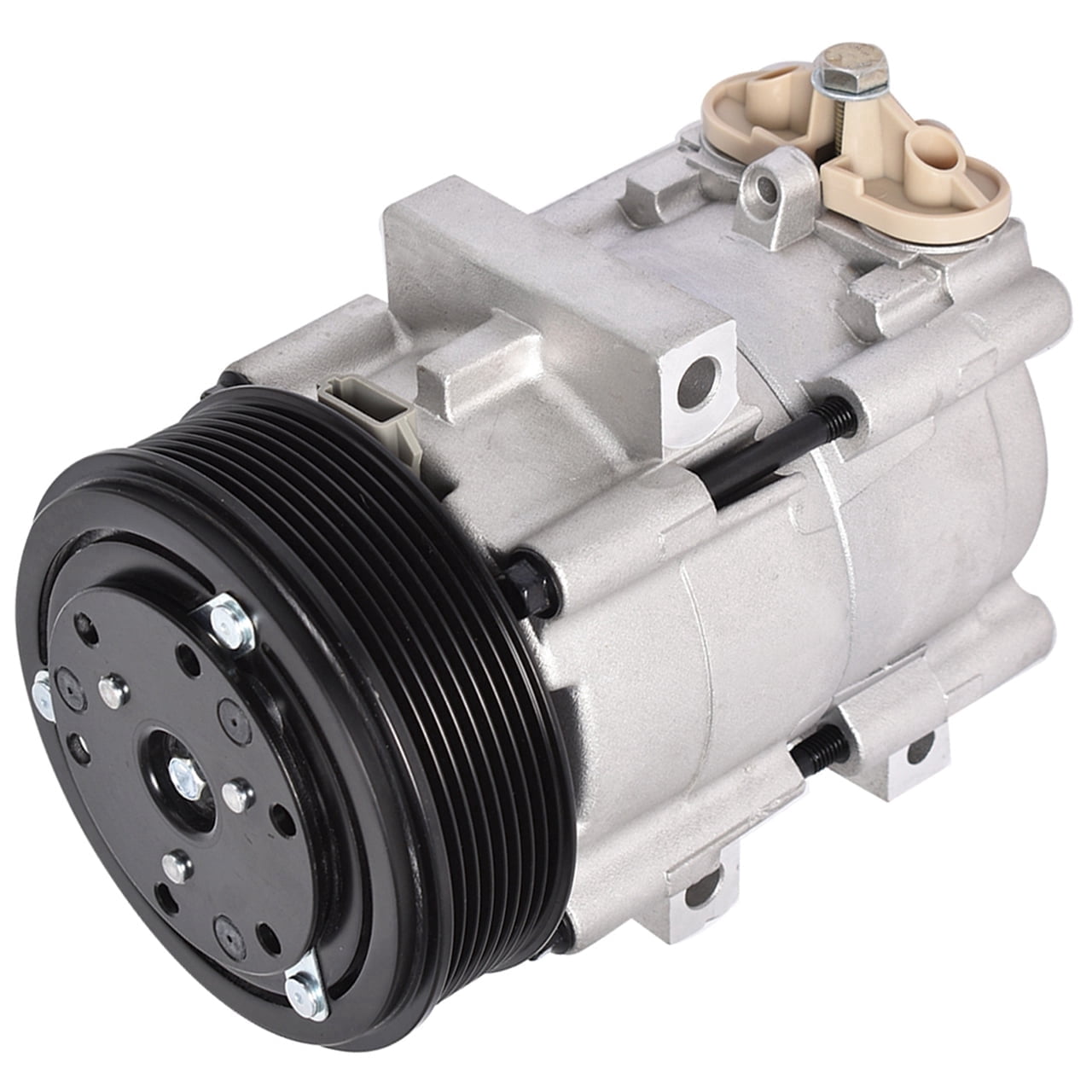 Labwork A/C AC Compressor with Clutch CO101510C 1520693 10343122 Fit for 1997-2007 Ford F-150 F-250 F-350 F-450 F-550