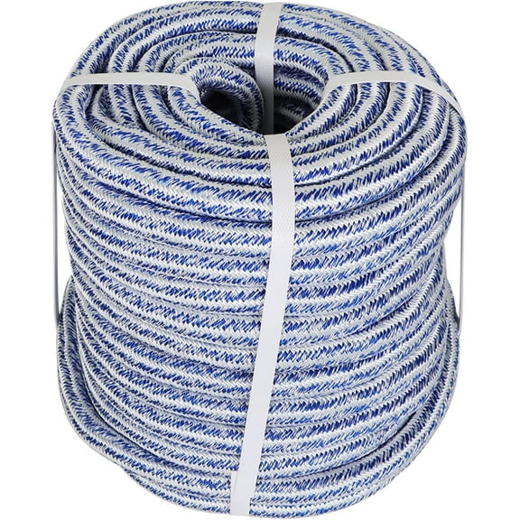 Labwork Arborist Rope, 3/4 Inch by 150 Feet 24 Strand High Strength Tree Rope for Flagpole Halyard Clothesline Camping Sailing Swings