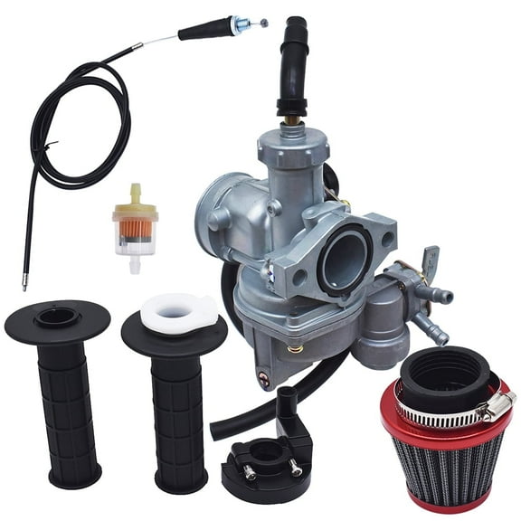 Labwork Carburetor Replacement for Honda CT90 Trail 1971-1979 / CT110 Trail 1980-1986 Carb with Throttle Cable, Handle Bar & Air Filter