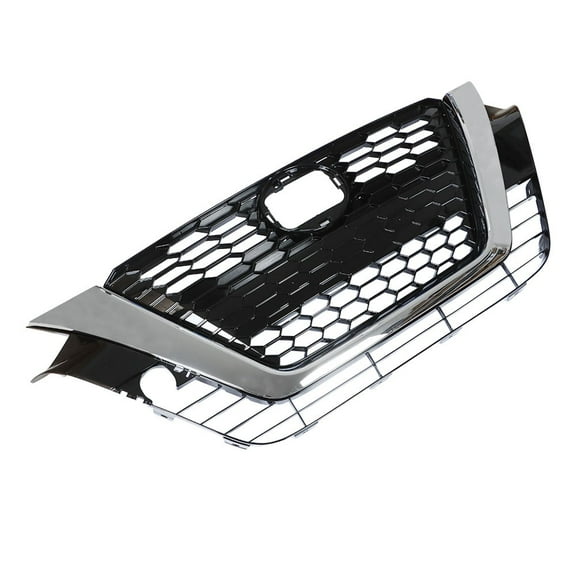 Labwork Chrome Black Front Bumper Upper Grill For 2019/2020/2021 Nissan Altima 2.0L/2.5L