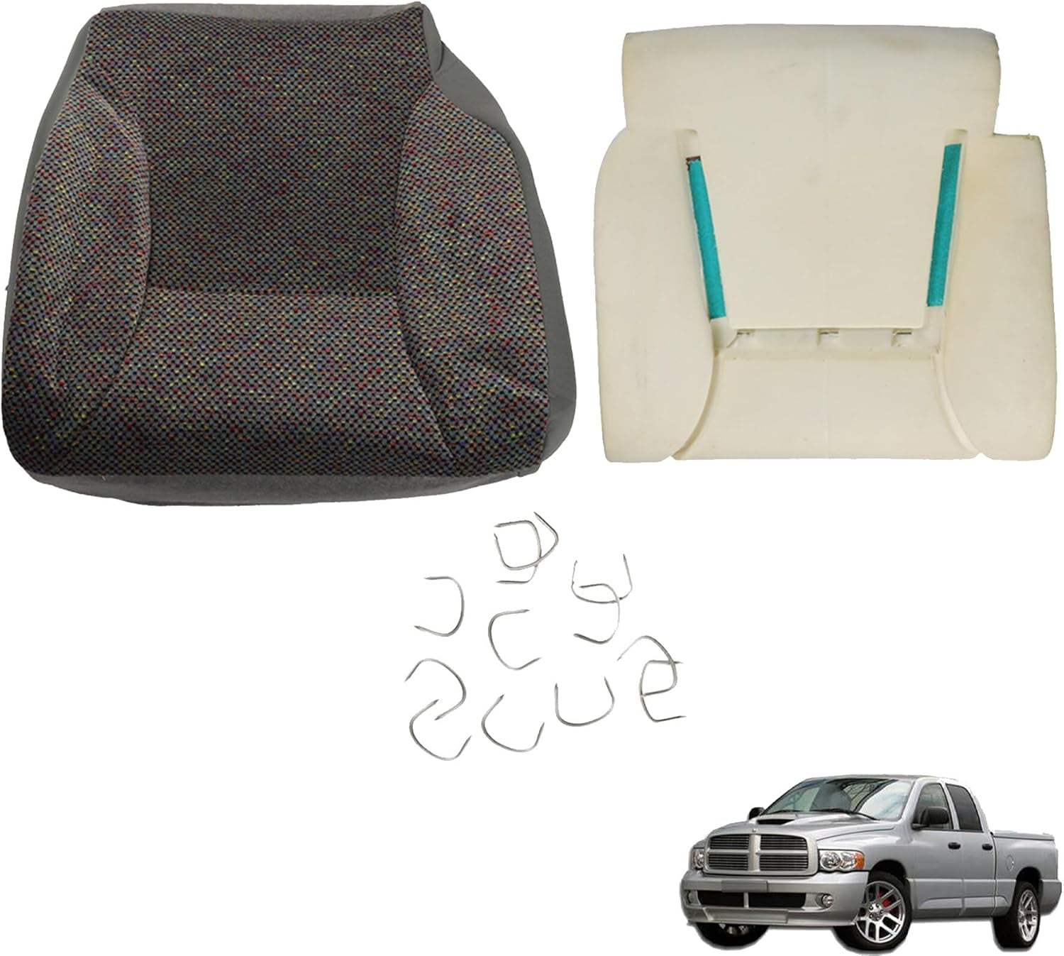 Labwork Driver Bottom Leather Seat Cover - Gray Artificial Leather Replacement For Chevy Silverado 2007-2014 3 thumbnail image