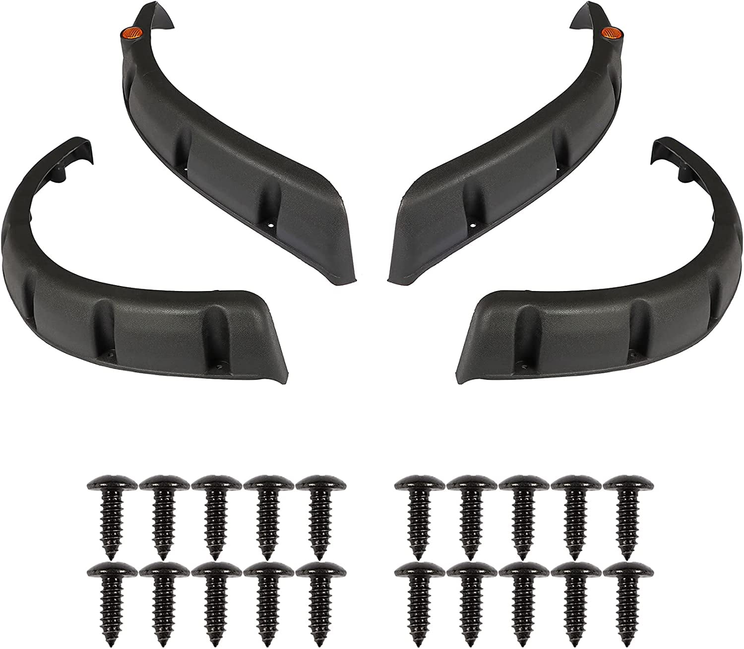 Labwork Fender Flares 4Pack Golf Cart Front & Rear Fender Flares with