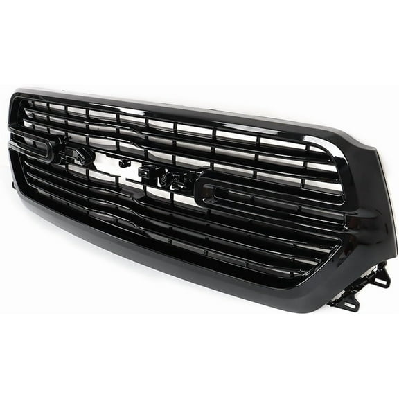 Labwork For 2019-2023 Dodge Ram 1500 Gloss Black Front Bumper Upper Mesh Grille Grill