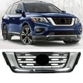 thumbnail image 1 of Labwork For Nissan Pathfinder 2017-2020 Chrome&Black Bumper Grill Grille New Front Upper, 1 of 6