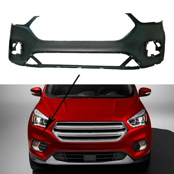 Labwork Front Bumper Cover Unpainted Fit for 2017 2018 2019 Ford Escape