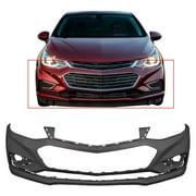Labwork Front Bumper Cover Unpainted Fit for Chevrolet Cruze 2016 2017 2018