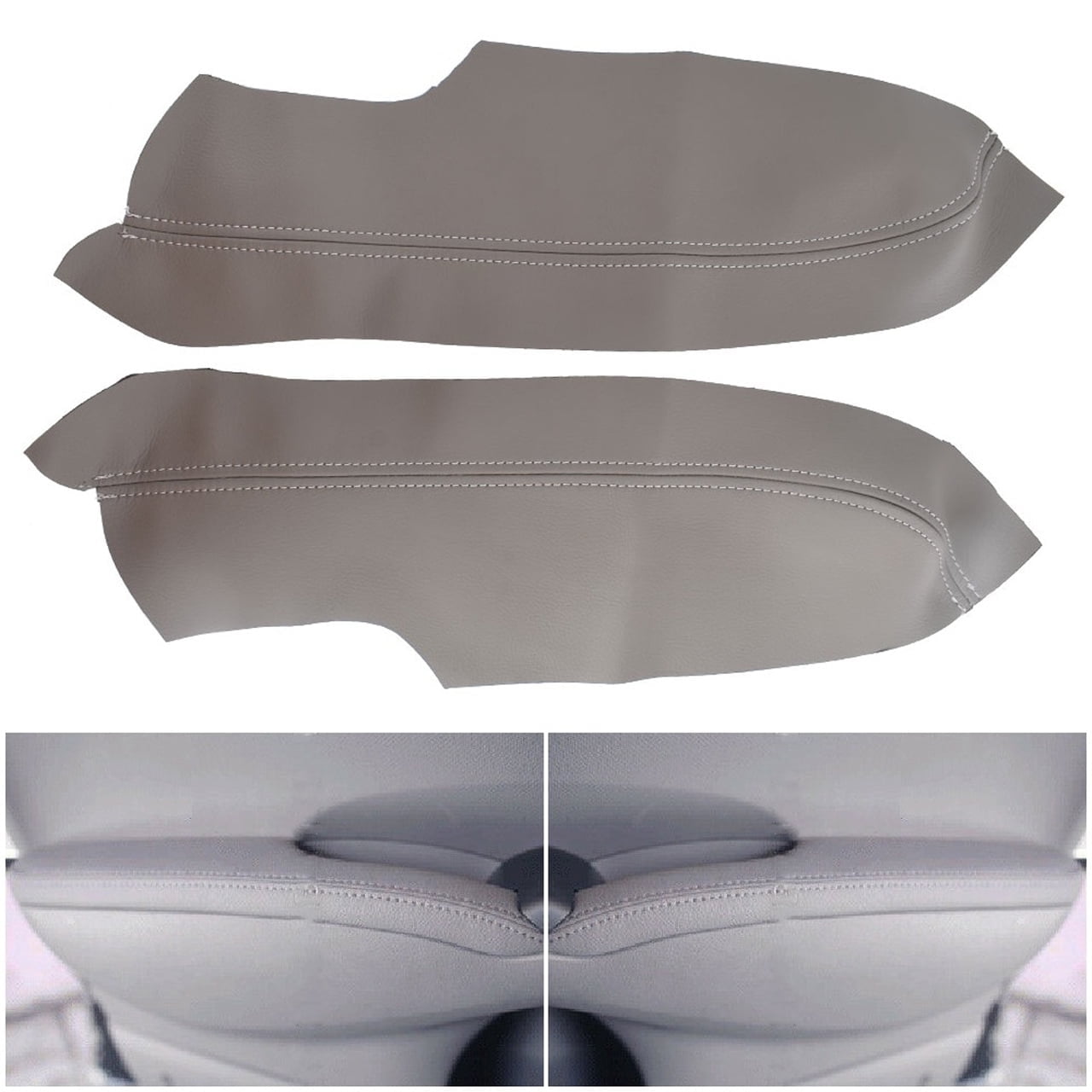 For Honda 2009-15 Pilot Leather Front Door Panels Armrest Cover LH RH