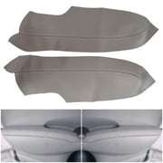 Labwork Front Door Panels Armrest Cover Fit for 2006 2007 2008 2009 2010 2011 Honda Civic, Gray
