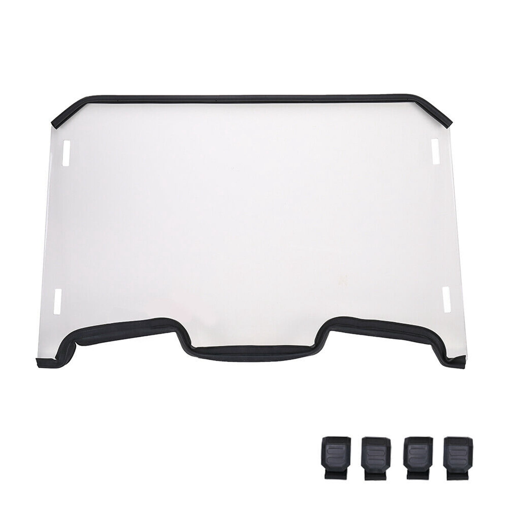 Labwork Front Full Windshield Polycarbonate Clear UTV Full Windshield Replacement for Polaris RZR 570 800S 800 XP 900 2008-2014