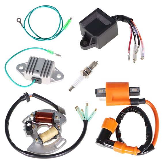 Labwork Ignition Coil 3KJ823101000 Spark Plug CDI 3FL855401000 Regulator 82F81910A000 Stator 3JM855600000 Kit Fit for 1997 1998 1999 2000 2001 Yamaha Blaster YFS200