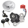 thumbnail image 1 of Labwork Ignition Switch Fuel Cap Seat Lock Keys 4TR-82021-00 4TR-82501-00 4TR-82501-01 Replacement for Yamaha V-Star 650 1100 XVS650 XVS1100, 1 of 5