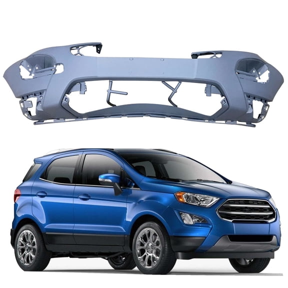 Labwork New Primered--For Ford EcoSport 2018-2020 Front Bumper Cover Quality Elaborate