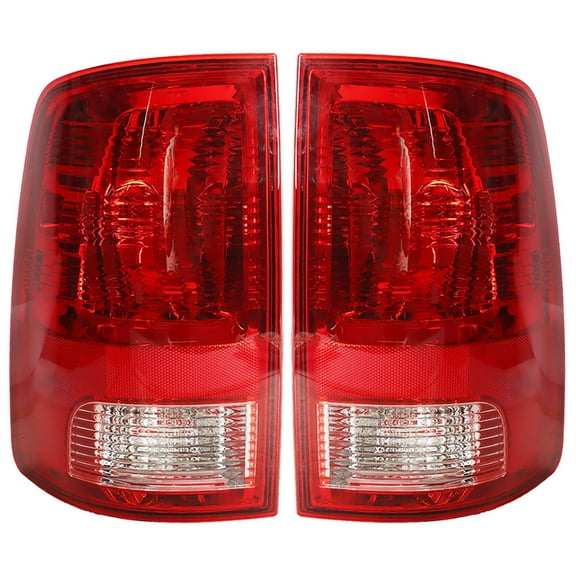 Labwork Pair of Tail Light Lamp Housing Assembly 55277415AF 55277414AF Fit for 2009-2020 Dodge Ram 1500 / 2500 / 3500 Pickups Trucks, Rear Left & Right
