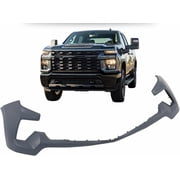 Labwork Primed Front Upper Bumper Cover Replacement for Silverado 1500 2022 2023 2024
