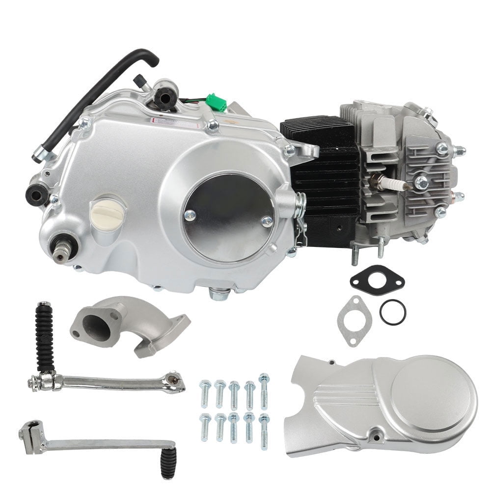 Labwork Silver Motorcycle 4 Stroke 125cc Engine Single Cylinder For Honda CRF50F XR50R