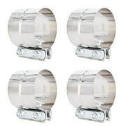 Labwork Stainless Steel Lap Joint Clamp T304 3 inch 4PCS