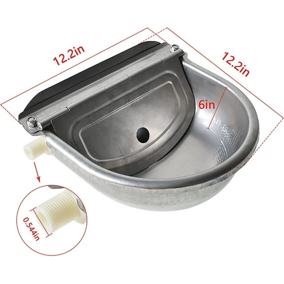 Labwork Stainless Water Trough Bowl Automatic Drinking Dog Horse Chicken cattle AutoFill