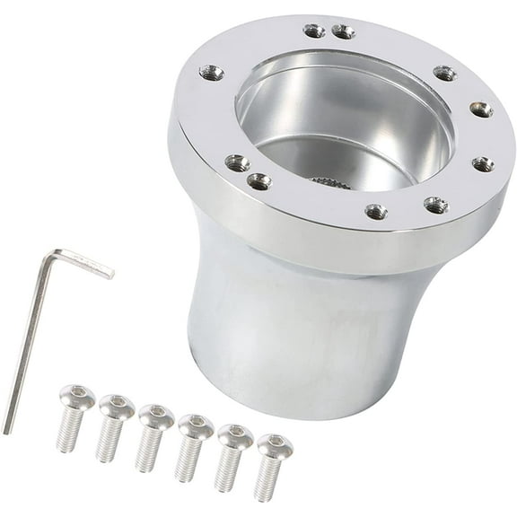 Labwork Steering Wheel Chrome Hub Adapter Replacement for EZGO RXV/TXT Cart Parts
