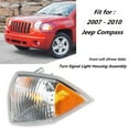 thumbnail image 1 of Labwork Turn Signal Light Housing Assembly Parking Lamp Corner Bulb CH2520144 Fit for 2007 2008 2009 2010 Jeep Compass, Front Left (Driver Side), 1 of 5