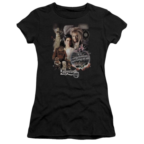 Labyrinth - 25 Years Of Magic - Juniors Teen Girls Cap Sleeve Shirt - Medium