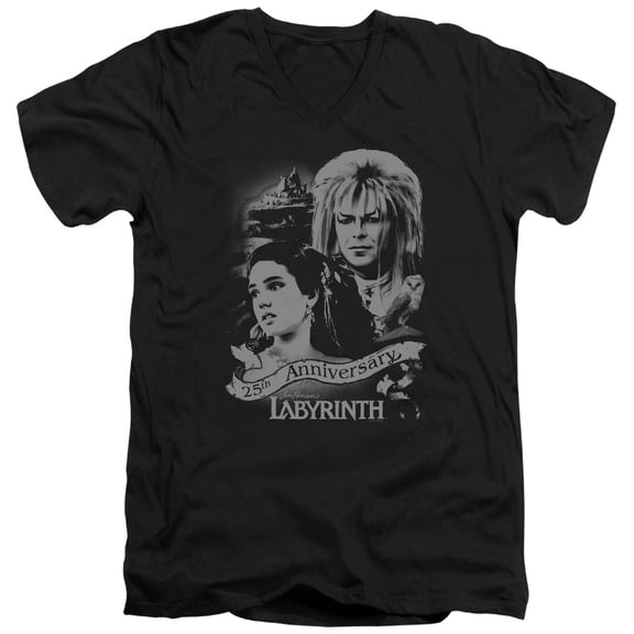 Labyrinth - Anniversary - Slim Fit V Neck Shirt - Medium