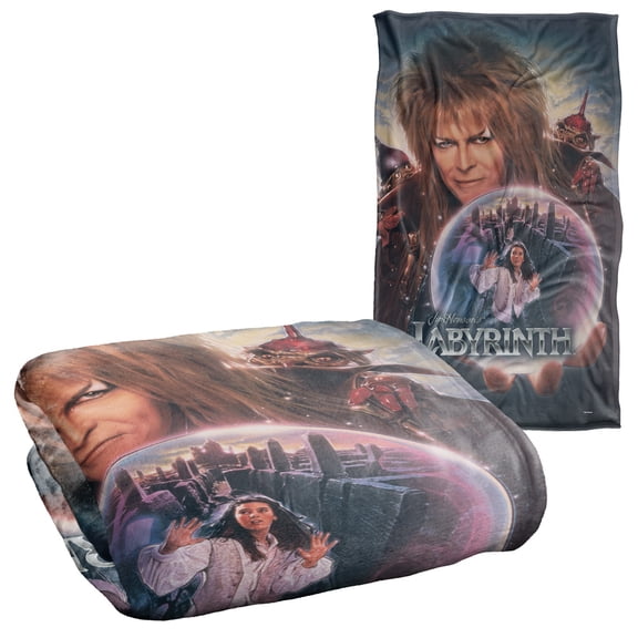Labyrinth Blanket, 36"x58", Trapped in The Glass, Silky Touch Super Soft Throw Blanket