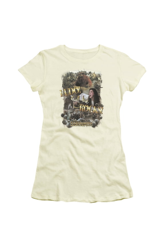 Labyrinth Call The Rocks S/S Junior Women's T-Shirt Sheer Cream