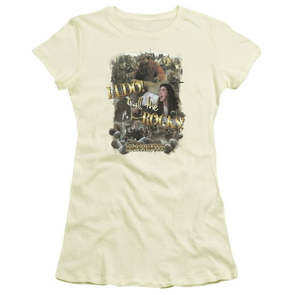 Labyrinth Call The Rocks S/S Junior Women's T-Shirt Sheer Cream
