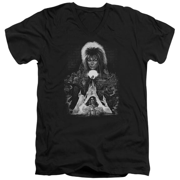 Labyrinth - Castle - Slim Fit V Neck Shirt - Small