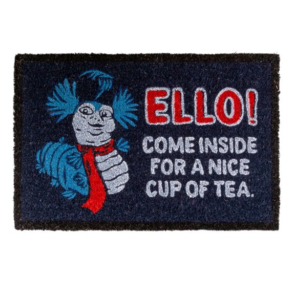 Labyrinth Come Inside For A Nice Cup Of Tea Door Mat