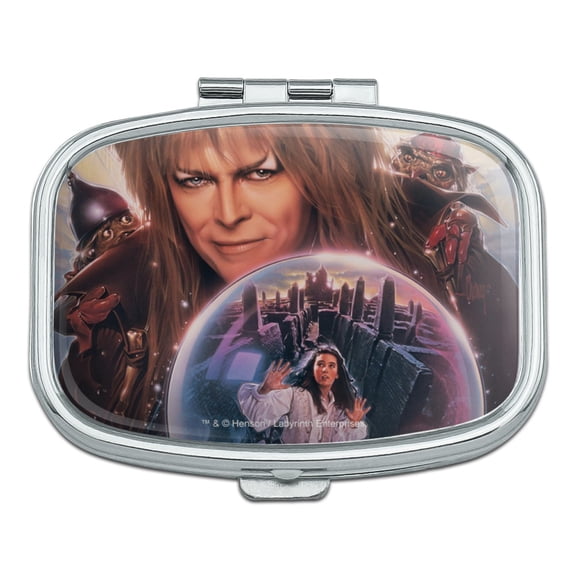 Labyrinth Crystal Ball Goblin King Jareth David Bowie Rectangle Pill Case Trinket Gift Box