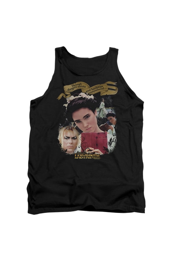 Labyrinth Dangers Untold Adult Tank Top Black