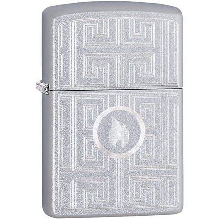 Labyrinth Design Street Chrome windproof lighter