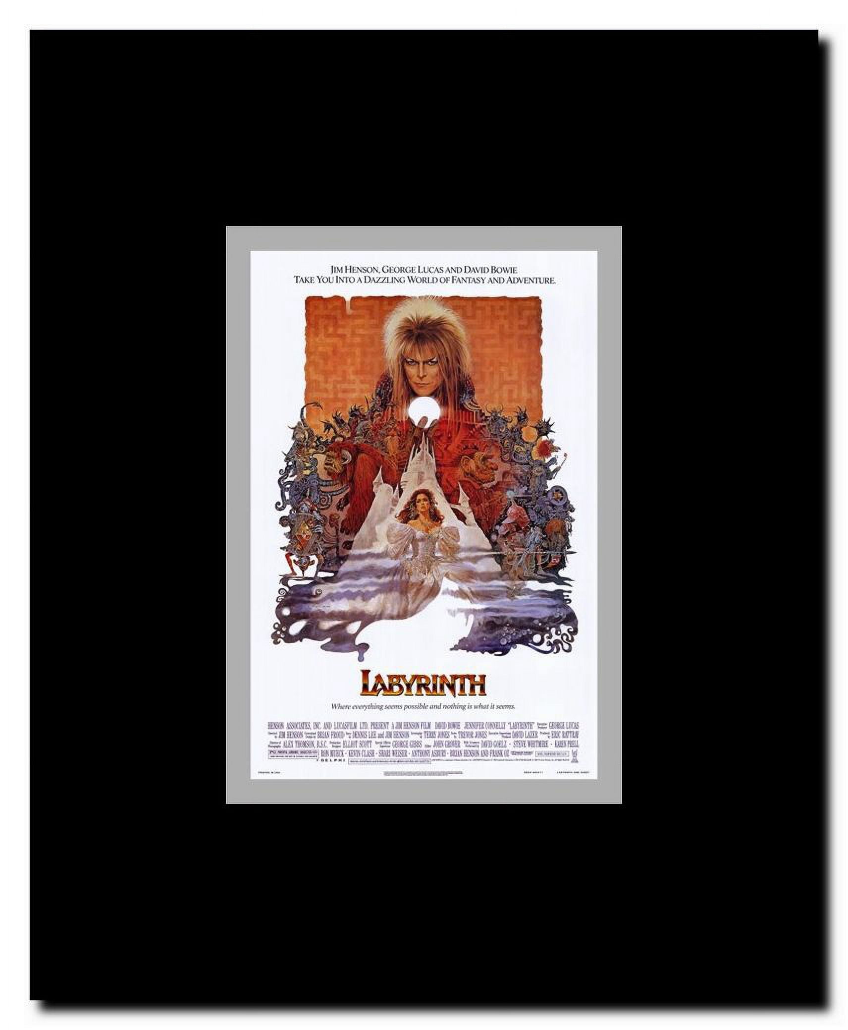 Labyrinth Framed Movie Poster
