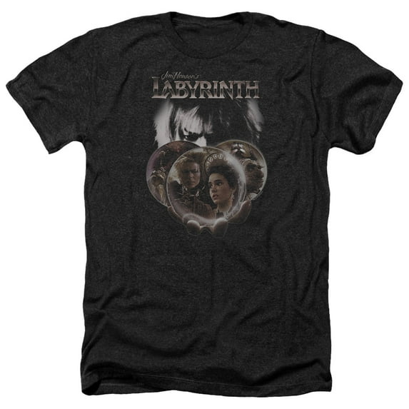 Labyrinth - Globes - Heather Short Sleeve Shirt - Large