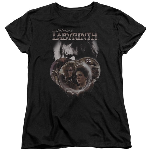 Labyrinth - Globes - Women's Short Sleeve Shirt - Medium