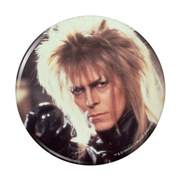 Labyrinth Goblin King Crystal Ball David Bowie Jareth Kitchen Refrigerator Locker Button Magnet