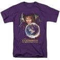 thumbnail image 1 of Labyrinth Goblin King Crystal Ball T Shirt & Stickers (Purple) Small, 1 of 6