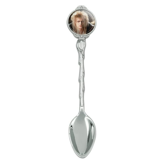 Labyrinth Goblin King David Bowie Portrait Novelty Collectible Demitasse Tea Coffee Spoon